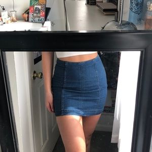 Denim skirt